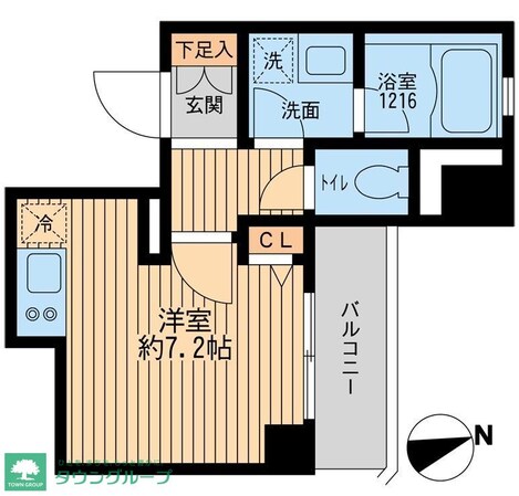 クリオ戸越銀座弐番館の物件間取画像